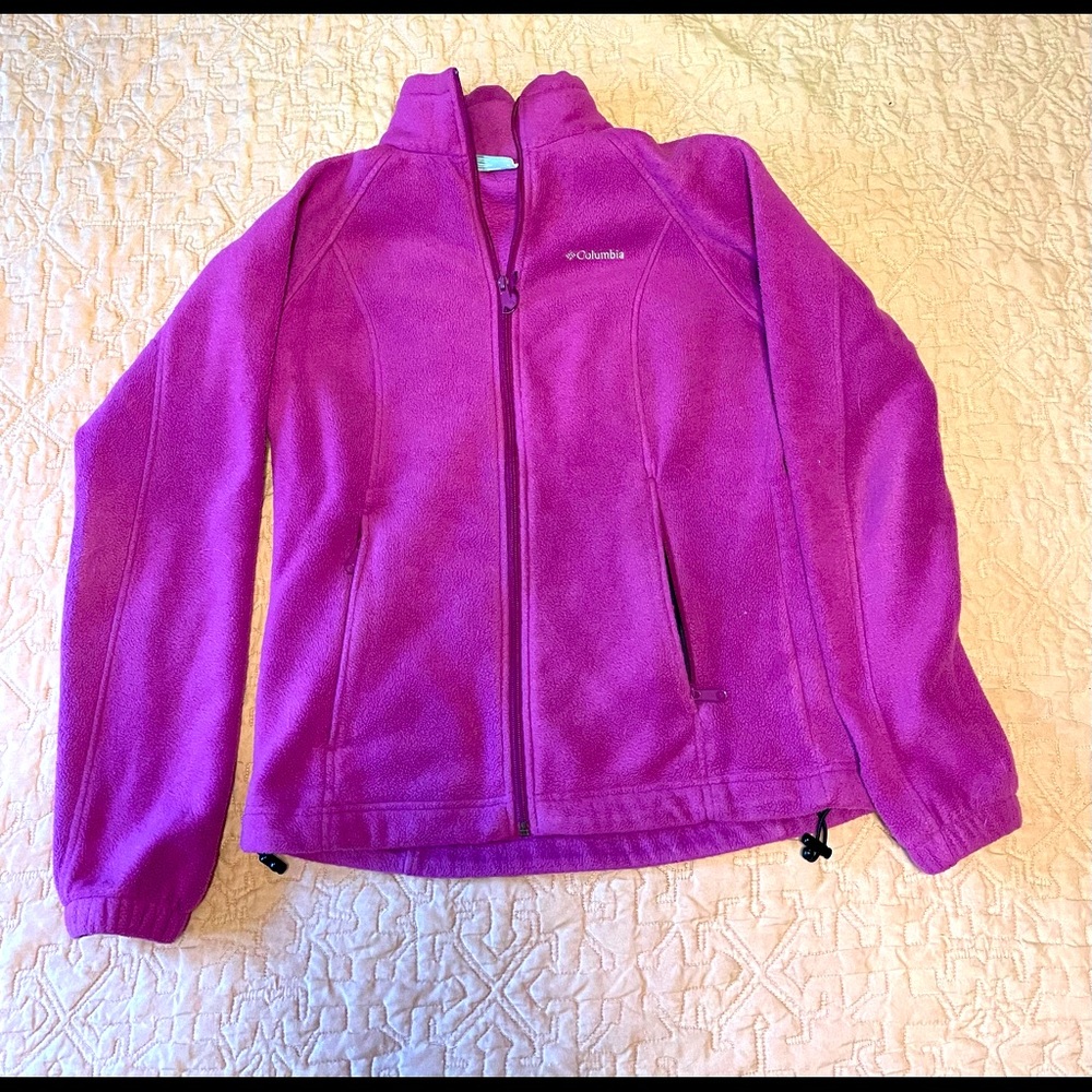 Pink Columbia zip front jacket